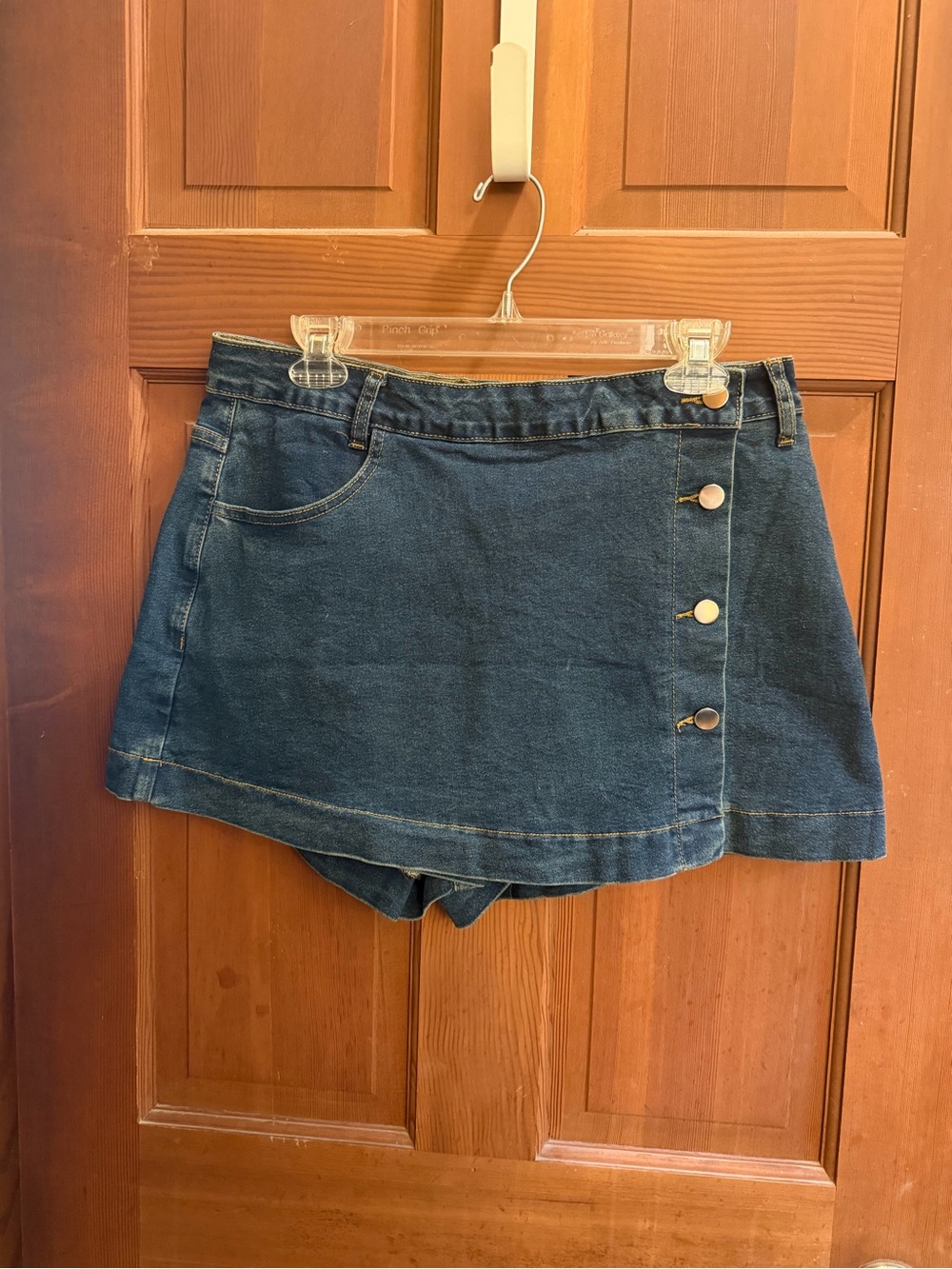 Denim skort